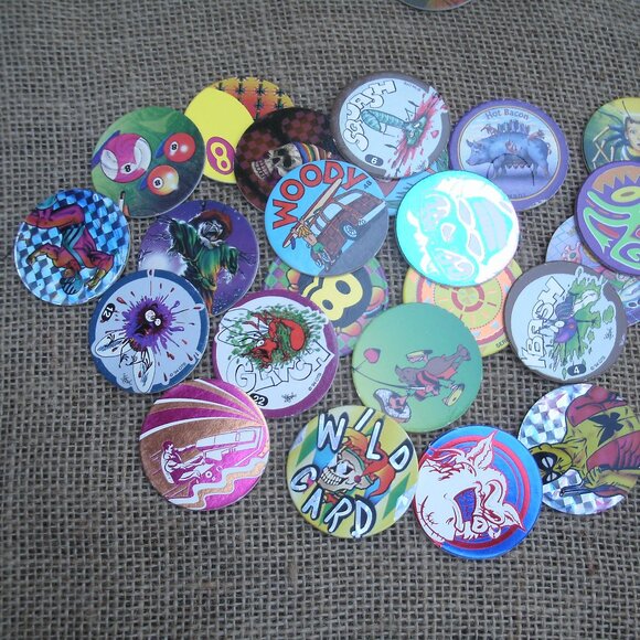 Vintage Pog Collection in Plastic Storage Tube - Picture 8 of 16